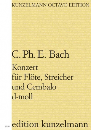 Concerto d-Moll fr Flte, Streicher und Cembalo Partitur