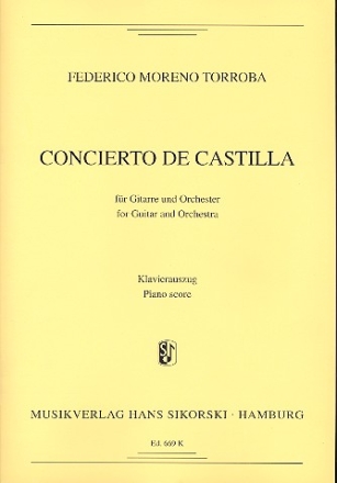 Kastilianisches Konzert fr Gitarre und Orchester fr Gitarre und Klavier