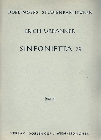 Sinfonietta 79  Studienpartitur
