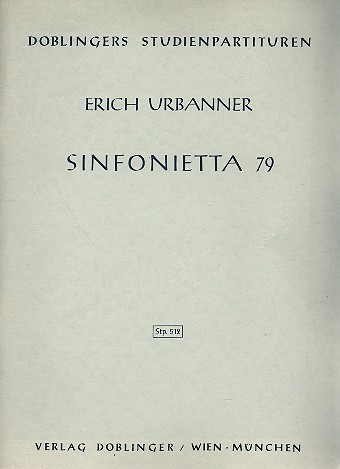 Sinfonietta 79  Studienpartitur