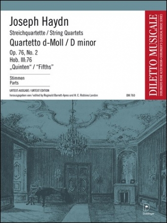Streichquartett d-Moll op.76,2 Hob.III:76,  Stimmen 
