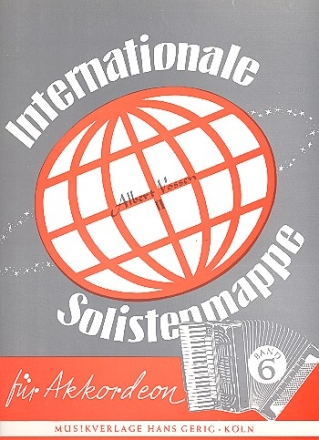 Internationale Solistenmappe Band 6 für Akkordeon