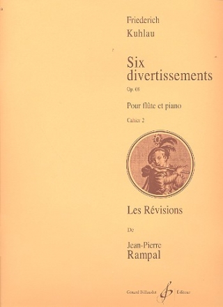 6 divertissements op.68 vol.2 (nos.4-6)  pour flte et piano