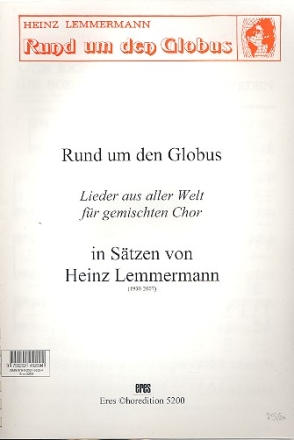 Rund um den Globus Sammelmappe für gem Chor mit CD Chorblattreihe Nr.1-68