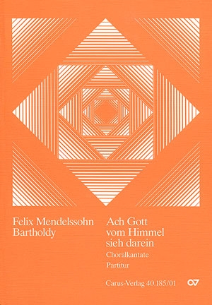 Ach Gott vom Himmel sieh darein fr Bariton, Chor, Orchester Partitur (dt)