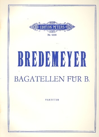 Bagatellen fr B. fr Orchester und Klavier Partitur