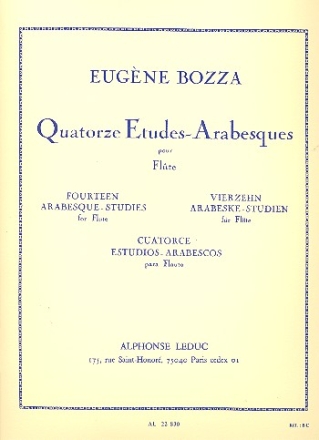 14 etudes-arabesques pour flute