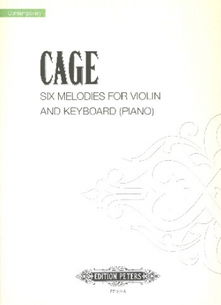 6 Melodies (1950) for violin and keyboard 2 Spielpartituren