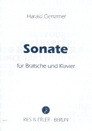 Sonate fr Viola und Klavier