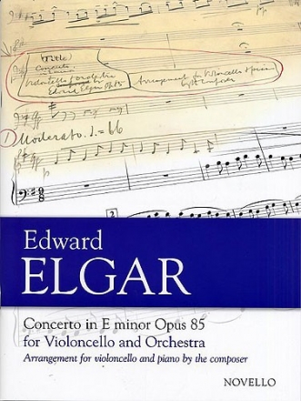 Concerto e minor op.85 for violoncello and orchestra for violoncello and piano
