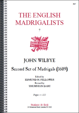Second set of madrigals The English madrigalists vol.7