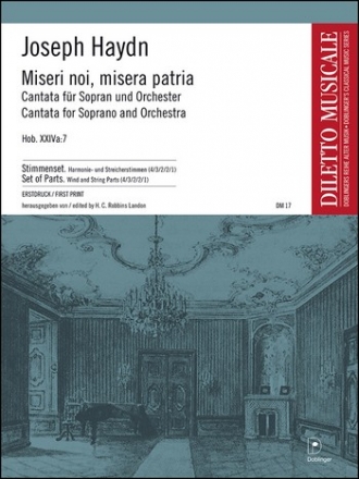 MISERI NOI, MISERA PATRIA CANTATA FUER SOPRAN UND ORCHESTER SET