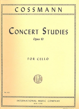 Concert Studies op.10 for cello