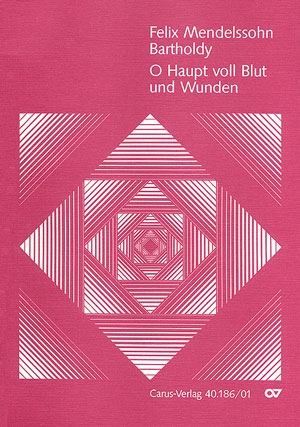 O Haupt voll Blut und Wunden fr Ba, Chor und Orchester Partitur