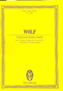 Italianische Serenade G-Dur fr Streichquartett Studienpartitur