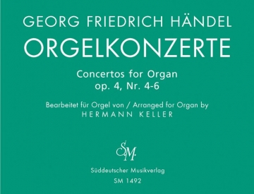 Konzerte op.4,4-6 fr Orgel und Orchester  fr Orgel solo