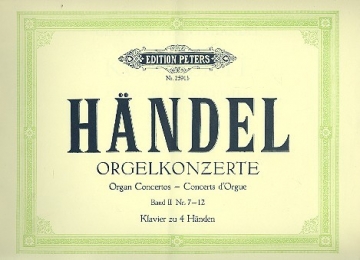 Konzerte op.7 Band 2 (Nr.7-12) fr Orgel und Streichorchester fr Klavier zu 4 Hnden