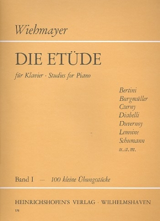 Die Etde Band 1 fr Klavier