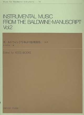 Instrumental Music from the Baldwine-Manuscript vol. 2