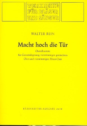 Macht hoch die Tr fr gem Chor, 2 Trompeten und 2 Posaunen Partitur
