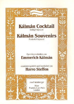 Kalman Cocktail  und Kalman Souveniers fr Klavier