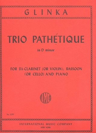 Trio pathetique d minor clarinet, bassoon and piano (or piano trio)
