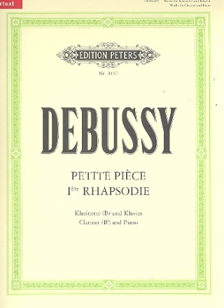Petite Pice  und  Rhapsodie no.1 fr Klarinette und Klavier