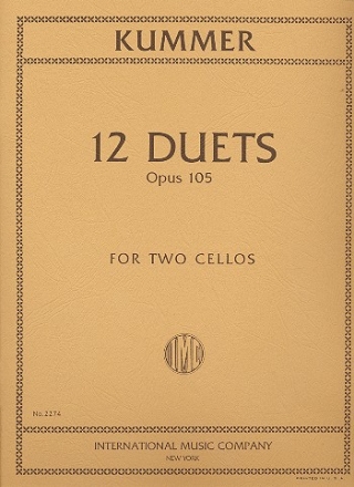 12 Duets op.105 for 2 cellos parts