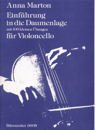 Einfhrung in die Daumenlage fr Violoncello