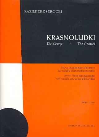 Krasnoludki fr dreistimmiges variables Ensemble Partitur und 10 Stimmen