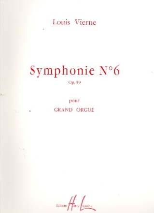 Symphonie no.6 op.59 pour orgue