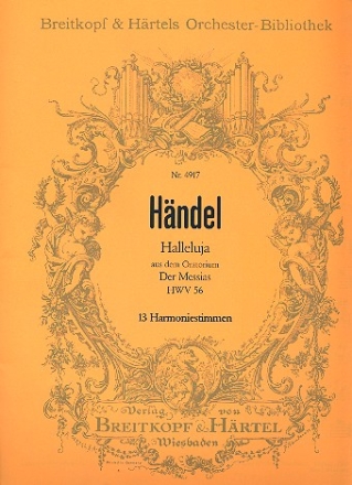 Halleluja aus Der Messias HWV56 fr Chor und Orchester Harmonie