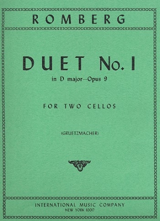 Duet D major op.9,1 for 2 celli