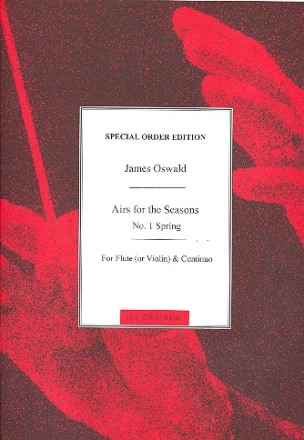 Airs for the Seasons No.1 (Spring) for flute (VL) and BC