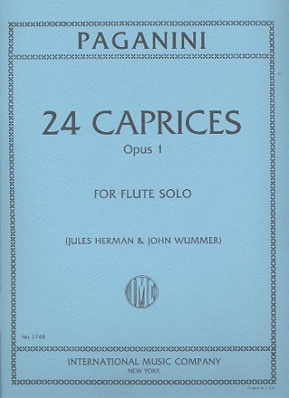 24 caprices op.1 for flute
