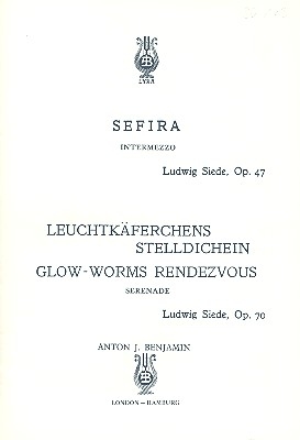 Leuchtkferchens Stelldichein: Intermezzo fr Salonorchester, op.47 Partitur und Stimmen