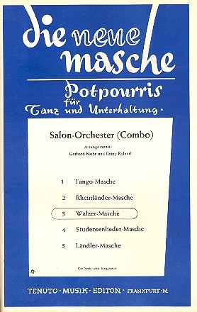 Walzer-Masche fr Salonorchester Direktion und Stimmen