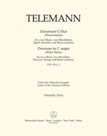 Ouvertre C-Dur fr Orchester Cello / Ba