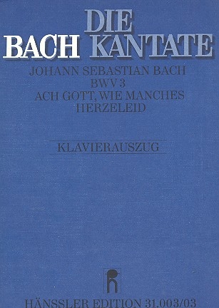 Ach Gott wie manches Herzeleid  Klavierauszug (dt/en)