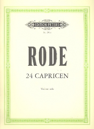 24 Capricen fr Violine