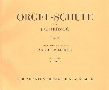 Orgelschule op.41 Band 1  