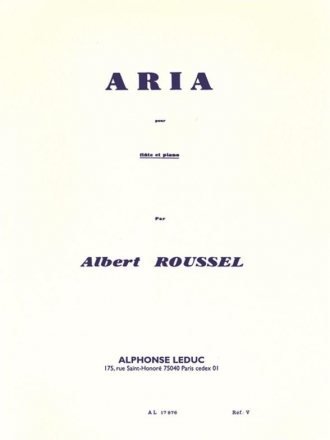 Aria pour flte et piano