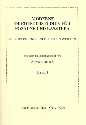 Moderne Orchesterstudien Band 1 fr Posaune und Basstuba