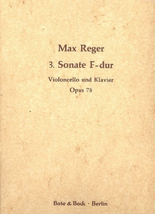 Sonate F-dur op.78 fr Violoncello und Klavier