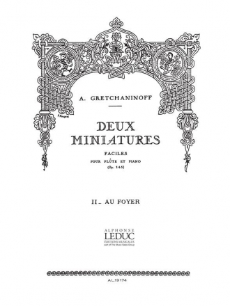 2 miniatures op.145,2 pour flte et piano