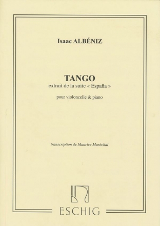 Tango op.165,2 extrait de la suite espana pour violoncelle et piano