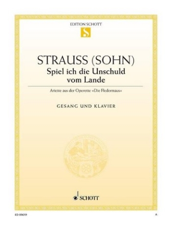 Spiel ich die Unschuld vom Lande fr Koloratursopran und Klavier