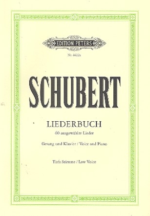 60 ausgewhlte Lieder fr tiefe Singstimme und Klavier