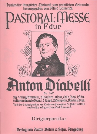 Pastoralmesse F-Dur op.147 fr Chor, Orchester und Orgel Partitur