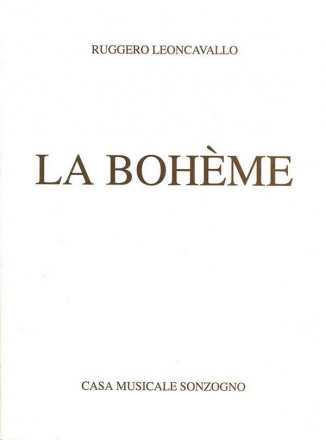 La Bohme Klavierauszug (it)